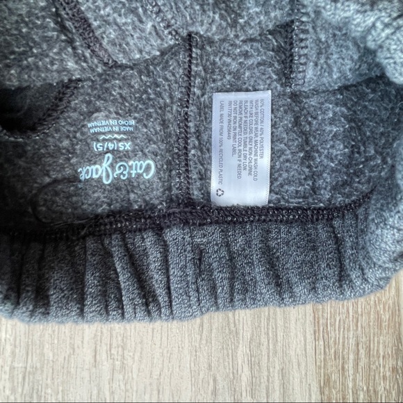 Boys Cat & Jack Gray Jogger Pants Size XS (4/5) - Picture 4 of 5